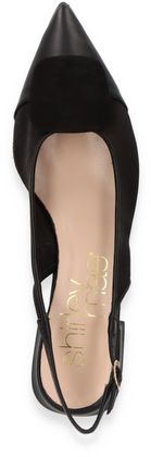 Shirley May Damen-Slingpumps 130001000007 (Schwarz)