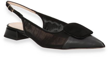 Shirley May Damen-Slingpumps 130001000007 (Schwarz)