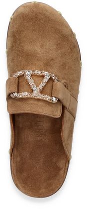 Paul Barritt Damen-Pantoletten 180222000000 (Hellbraun)