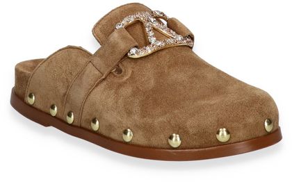 Paul Barritt Damen-Pantoletten 180222000000 (Hellbraun)