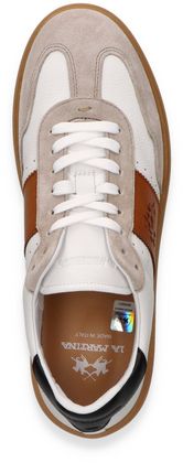 La Martina Sneaker für Herren 244701000114 (Weiß/Beige)