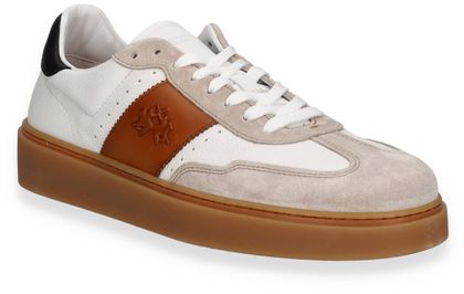 La Martina Sneaker für Herren 244701000114 (Weiß/Beige)