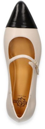 Trumans Damen-Ballerinas 103381000005 (Beige/Schwarz)