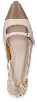 Trumans Damen-Slingbacks 130301000007 (Beige/Taupe)