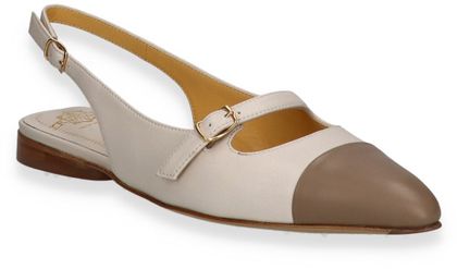 Trumans Damen-Slingbacks 130301000007 (Beige/Taupe)