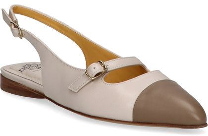 Trumans Damen-Slingbacks 130301000007 (Beige/Taupe)