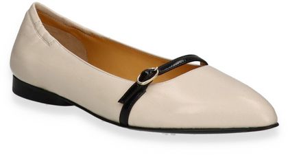 Trumans Damen-Ballerinas 103383000000 (Beige/Schwarz)