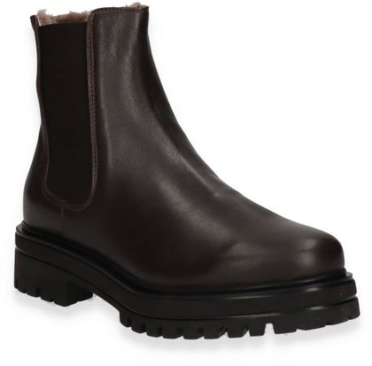 Shirley Mae Damen-Boots 192201000008 mit Warmfutter (Dunkelbraun)