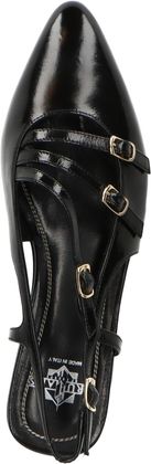 Trumans Damen-Slingpumps aus Leder 130001000006  (Schwarz)