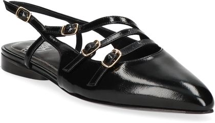 Trumans Damen-Slingpumps aus Leder 130001000006  (Schwarz)