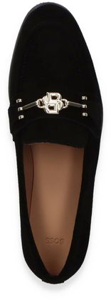 BOSS HENLEY Damen-Slipper aus Leder 110002000001 (Schwarz)