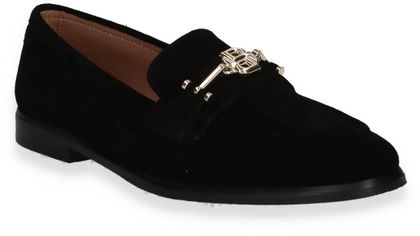 BOSS HENLEY Damen-Slipper aus Leder 110002000001 (Schwarz)