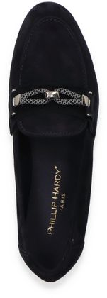 Phillip Hardy TRECY Damen-Slipper aus Leder 103102000015 (Dunkelblau)