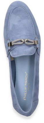 Phillip Hardy TRECY Damen-Slipper aus Leder 103142000006 (Hellblau)