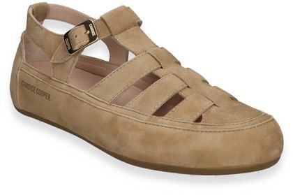Candice Cooper Damen-Sandalen aus Leder 184302000006 (Hellbraun)