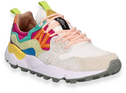 Flower Mountain YAMANO Damen-Sneaker 101782000017 (Weiß/Bunt)