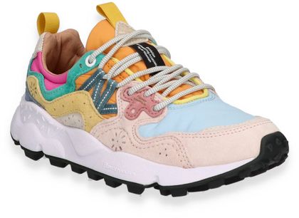 Flower Mountain YAMANO Damen-Sneaker 101182000004 (Blau/Bunt)