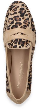 Phillip Hardy ADELE Damen-Slipper aus Leder 103382000001 (Beige/Bunt)