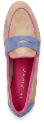 Phillip Hardy ADELE Damen-Slipper aus Leder 103382000002 (Beige/Bunt)