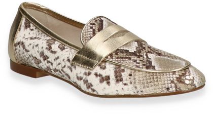 Phillip Hardy ADELE Damen-Slipper aus Leder 103381000015 (Beige/Gold)
