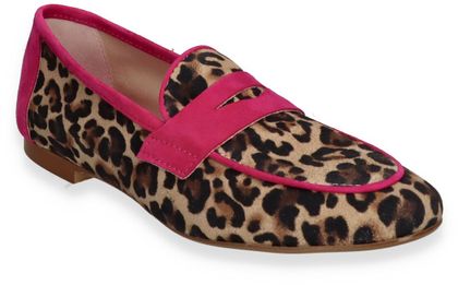 Phillip Hardy ADELE Damen-Slipper aus Leder 103382000003 (Beige/Bunt)