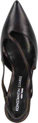 Konstantin Starke Damen-Slingpumps aus Leder 131001000009 (Schwarz)