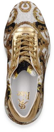 Rise Damen-Schnürschuhe 101981000003 (Gold/Bunt)