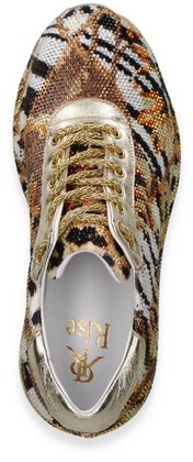 Rise Damen-Schnürschuhe 101901000013 (Gold/Bunt)