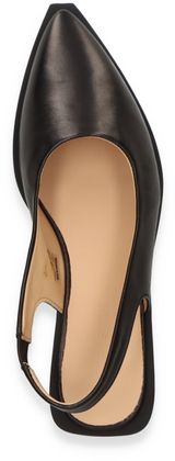 Copenhagen CPH416 Damen-Slingpumps aus Leder 130001000013 (Schwarz)