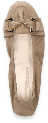 Kennel & Schmenger Damen-Ballerinas aus Leder 103302000015 (Beige)
