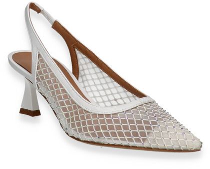 Phillip Hardy Damen-Slingpumps aus Leder 131707000000 (Weiß)