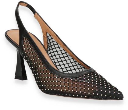 Phillip Hardy Damen-Slingpumps aus Leder 132007000002 (Schwarz)