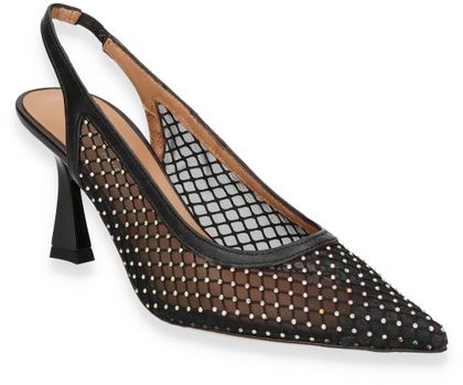 Phillip Hardy Damen-Slingpumps aus Leder 132007000002 (Schwarz)