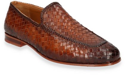 Melvin & Hamilton Herren-Slipper aus Leder 221220000003 (Mittelbraun)