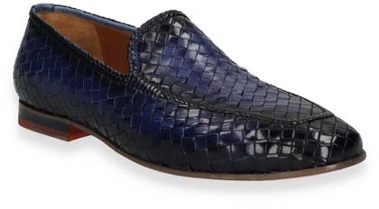 Melvin & Hamilton Herren-Slipper aus Leder 221100000000 (Dunkelblau)