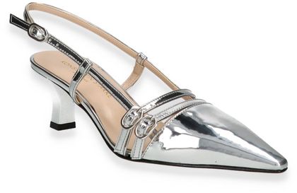 Konstantin Starke Damen-Slingpumps 131911000007 (Silber)