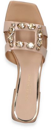 Konstantin Starke Damen-Pantoletten aus Leder 180303000001 (Beige)