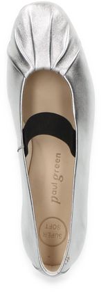 Paul Green Damen-Ballerinas aus Leder 103911000005 (Silber)