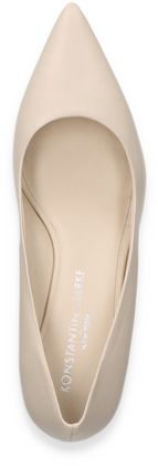 Konstantin Starke Damen-Pumps aus Leder 121701000000 (Creme)