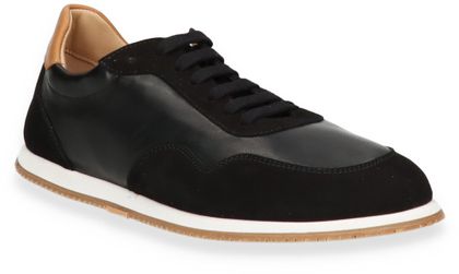 Lottusse Damen-Schnürschuhe aus Leder 101001000032 (Schwarz)