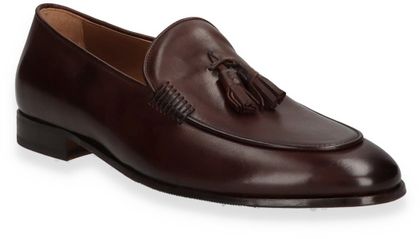 Lottusse Herren-Slipper aus Leder 221201000006 (Dunkelbraun)