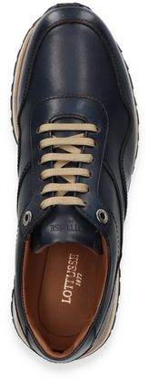 Lottusse Herren-Sneaker aus Leder 244101000030 (Dunkelblau)