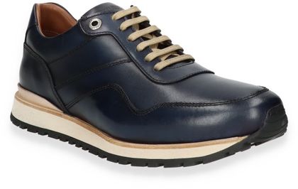 Lottusse Herren-Sneaker aus Leder 244101000030 (Dunkelblau)