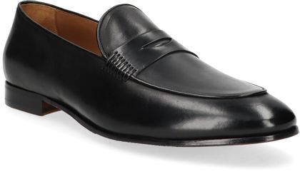 Lottusse Herren-Slipper aus Leder 221001000016 (Schwarz)