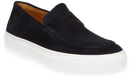 Ludwig Reiter Slipper aus Leder für Herren 226102000019 (Dunkelblau)