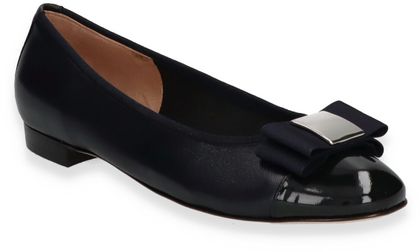 Konstantin Starke Damen-Ballerinas aus Leder 103101000004 (Dunkelblau)