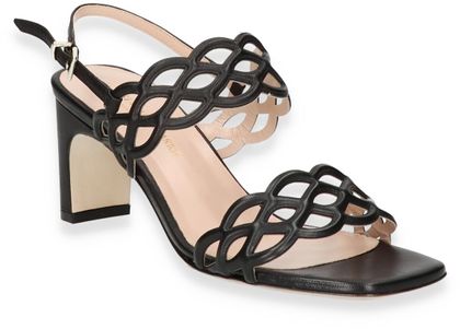 Konstantin Starke Damen-Sandaletten aus Leder 186001000005 (Schwarz)