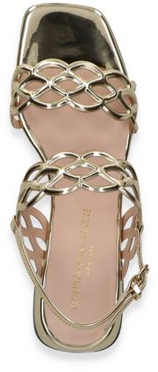 Konstantin Starke Damen-Sandalen aus Leder 184901000009 (Gold)