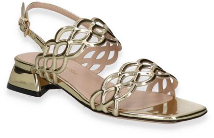 Konstantin Starke Damen-Sandalen aus Leder 184901000009 (Gold)