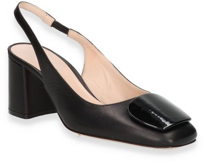 Konstantin Starke Damen-Slingpumps aus Leder 131001000008 (Schwarz)